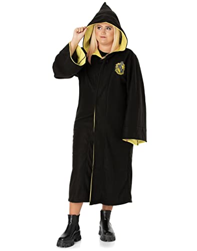 Harry Potter Adults Cloak Dress Up | Hufflepuff Hogwarts House Cape Replica Costume Options | Womens Mens Fancy Dress One Size von Harry Potter