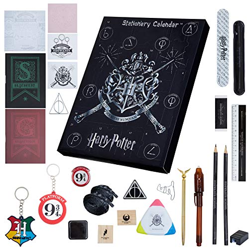 Harry Potter Adventskalender 2023, Hogwarts Schreibwaren Adventskalender Mädchen, 24 Weihnachtskalender Kinder und Teenager, Kleine Geschenke Adventskalender Kinder von Harry Potter