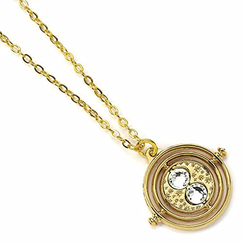 Harry Potter Carat Shop The Pendant & Necklace Fixed Time Turner (Gold Plated) von Harry Potter