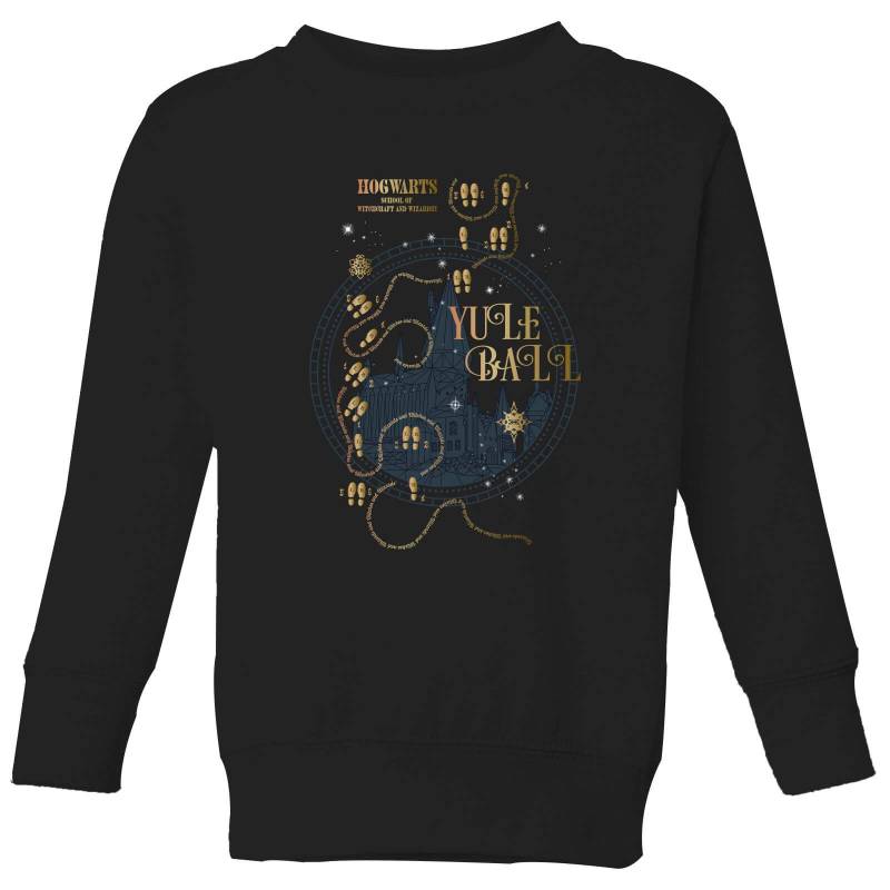 Harry Potter Hogwarts Yule Ball Kids' Sweatshirt - Black - 7-8 Jahre von Harry Potter