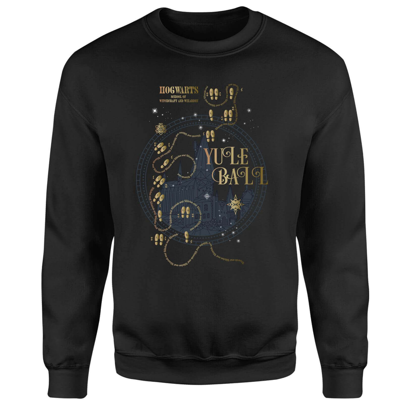 Harry Potter Hogwarts Yule Ball Sweatshirt - Black - L von Harry Potter