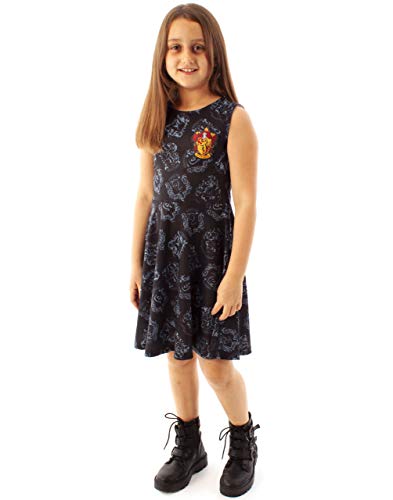 Harry Potter Kleid Gryffindor Haus Wappen Mädchen Kinder Kostüm Skater Kleid 13-14 Jahre von Harry Potter