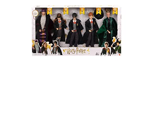 Harry Potter Posable Kunststoff-Figuren-Set, für Kinder ab 6 Jahren, 32,4 cm, 5 Stück Harry Potter Posable Kunststoff-Figuren-Set, für Kinder ab 6 Jahren, 32,4 cm, 5 Stück von Harry Potter