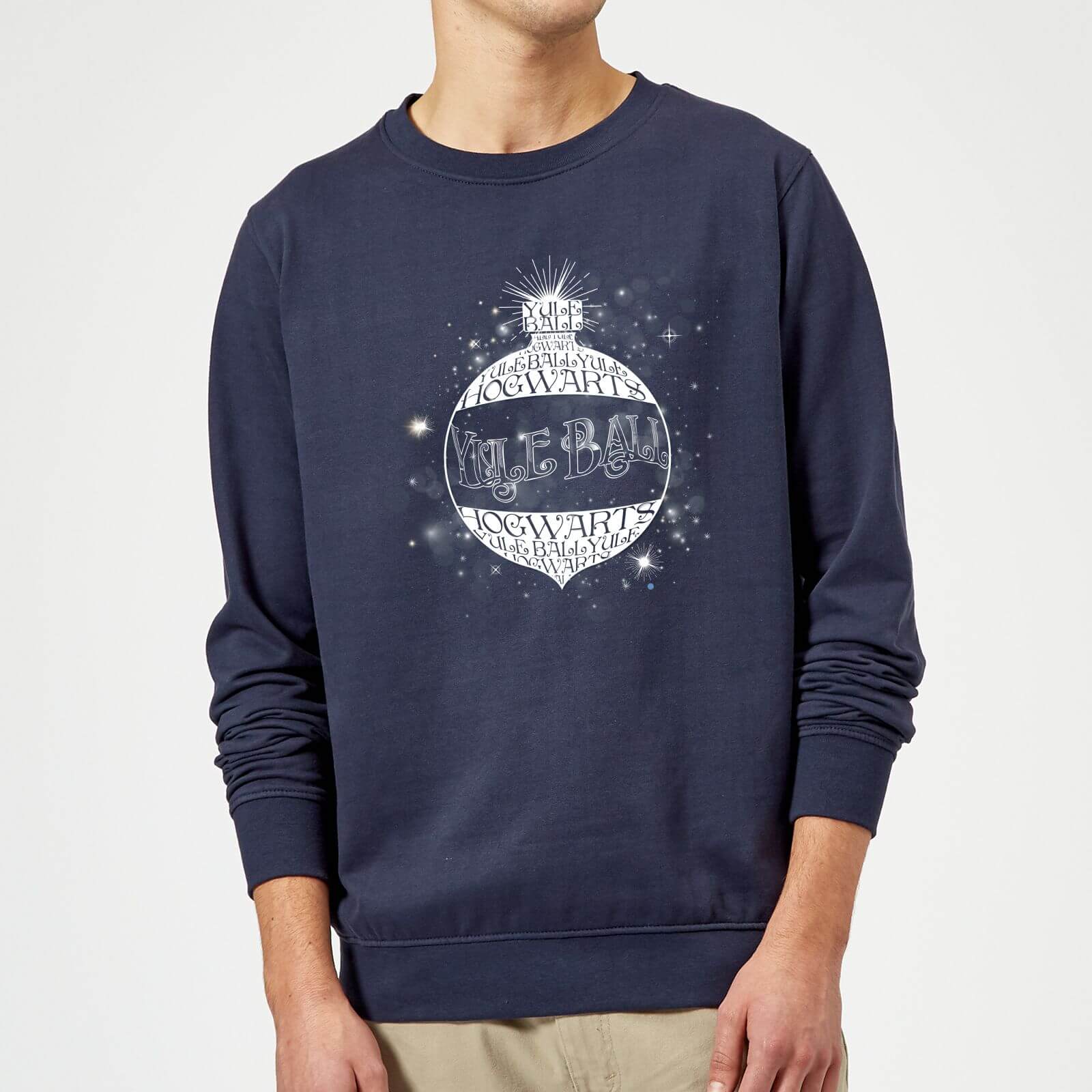 Harry Potter Yule Ball Baubel Weihnachtspullover – Navy - XL von Harry Potter