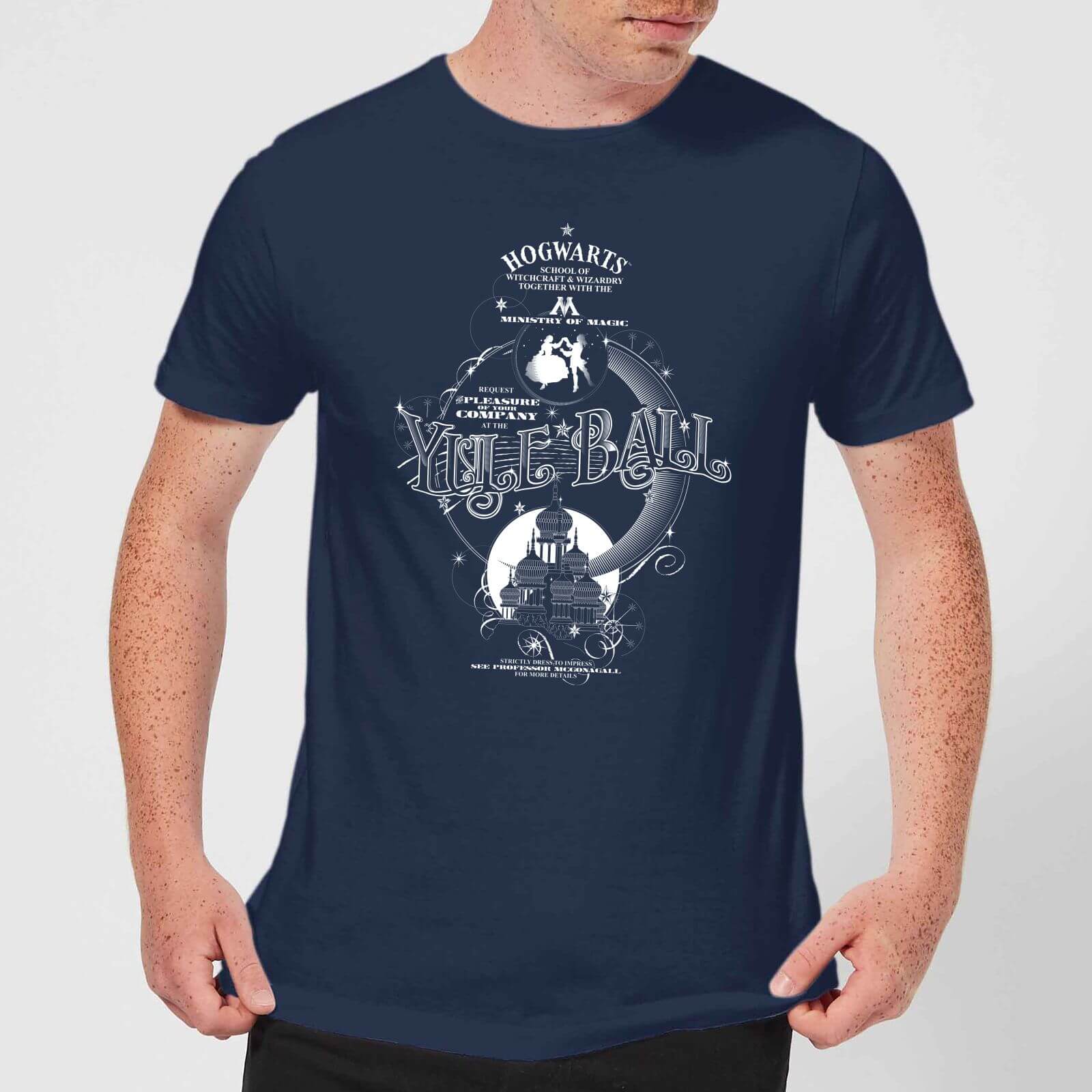 Harry Potter Yule Ball Men's T-Shirt - Navy - L - Marineblau von Harry Potter