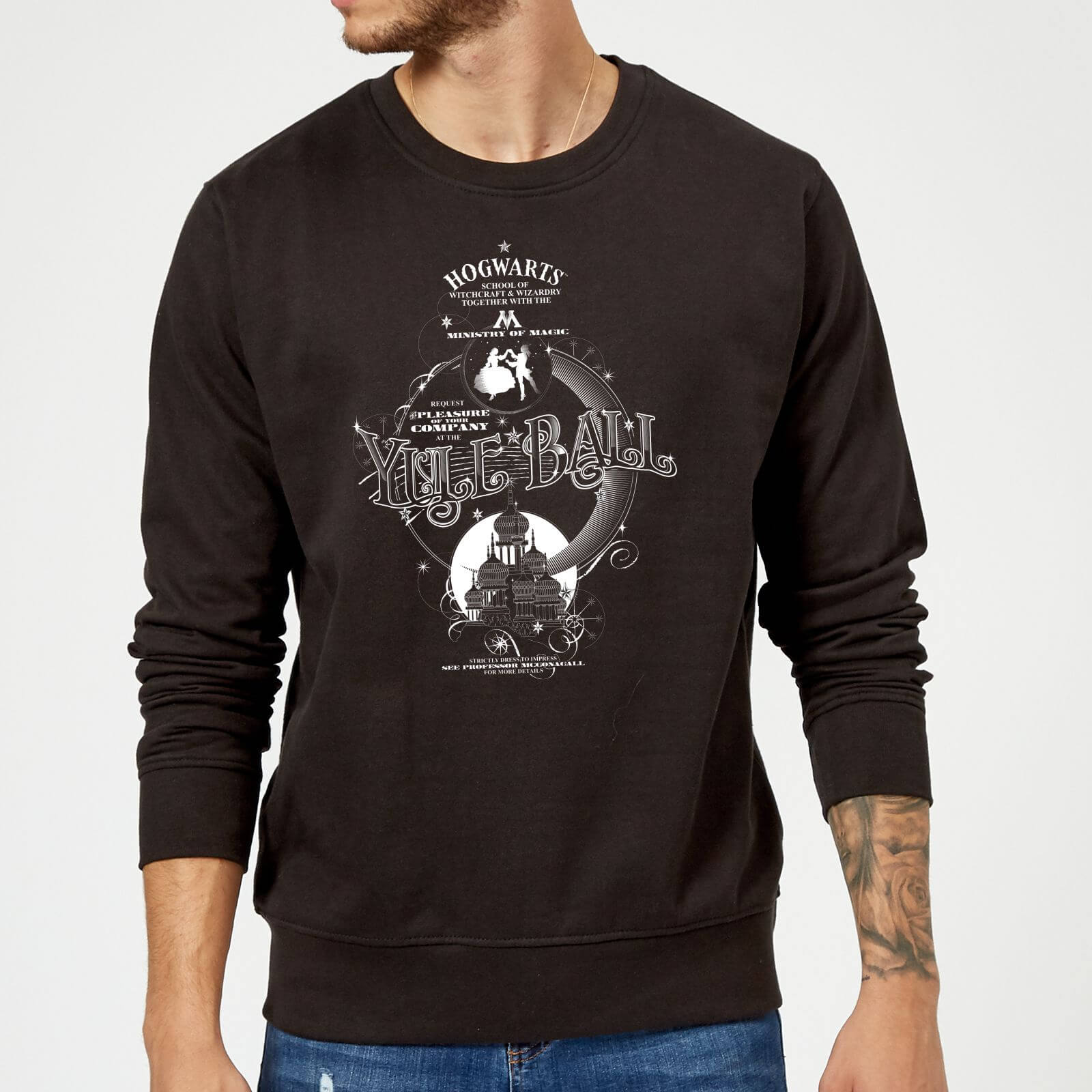 Harry Potter Yule Ball Sweatshirt - Black - M von Harry Potter