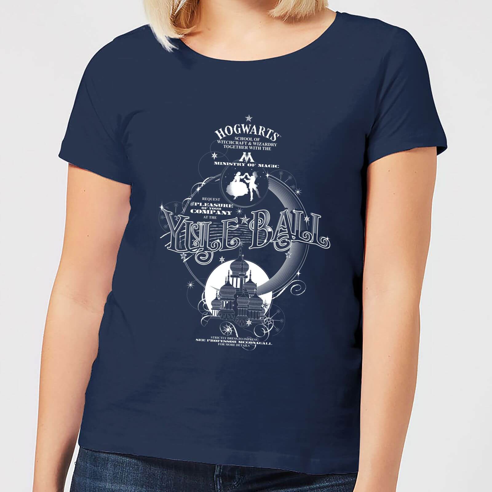 Harry Potter Yule Ball Women's T-Shirt - Navy - S von Original Hero