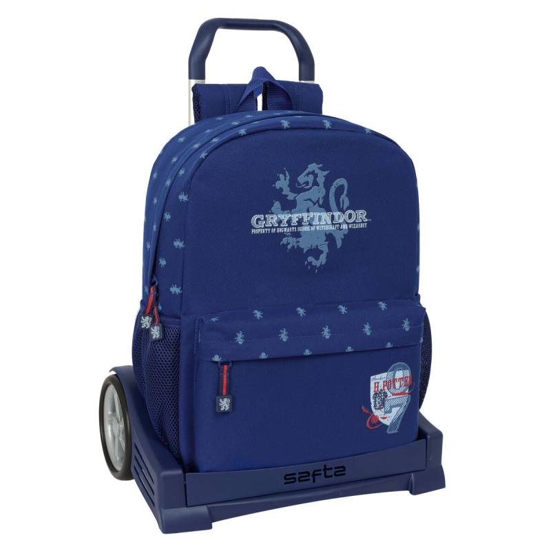 Schulrucksack mit Rädern Harry Potter Captain Marineblau 32 x 43 x 14 cm von Harry Potter