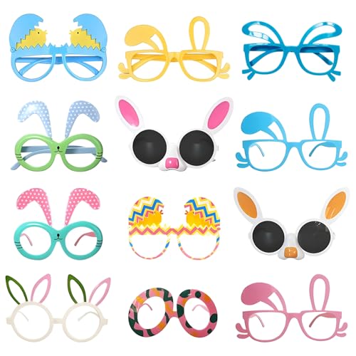 Harsever Ostern Partybrillen Osterbrille Kinder 12 Stücke Osterhasen Brille Brille Osterparty Dekoration Ostern Foto Requisiten für Kinder Ostergeschenke Deko Harsever Ostern Partybrillen Osterbrille Kinder 12 Stücke Osterhasen Brille Brille Osterparty Dekoration Ostern Foto Requisiten für Kinder Ostergeschenke Deko von Harsever