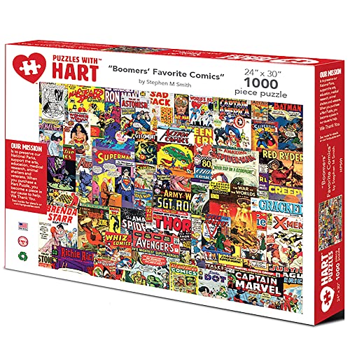 Hart Puzzles Favorite Comics 1000 Teile Puzzle 1 EA von Hart Puzzles