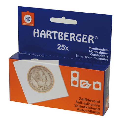 Lindner 8320020 HARTBERGER® Münzrähmchen-25er-Packung von Hartberger