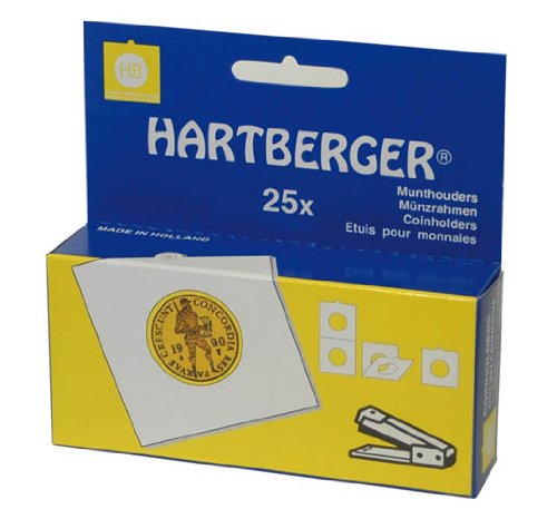 Lindner 8332035 HARTBERGER® Münzrähmchen-100er-Packung von Hartberger