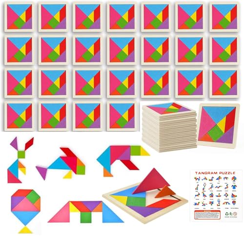 24 Stück Tangram Kinder,Tangram Puzzle,Mitgebsel,Kindergeburtstag Gastgeschenke, Mitbringsel Jungen & Mädchen, Party Give-Aways, Piñata-Füllung, Ideal für Schule 24 Stück Tangram Kinder,Tangram Puzzle,Mitgebsel,Kindergeburtstag Gastgeschenke, Mitbringsel Jungen & Mädchen, Party Give-Aways, Piñata-Füllung, Ideal für Schule von Harxin