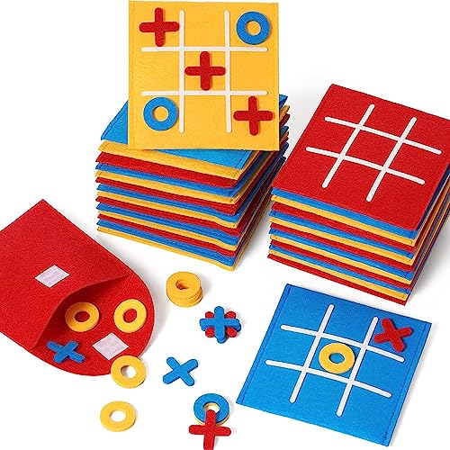 Harxin Tic Tac Toe, Brettspiel für Kinder und Familie, Geschenke für Geburtstagsfeiern, klassisches Lernspielzeug zum Füllen von Tüten, Studentengeschenke mit Umschlag (12PCS) von Harxin