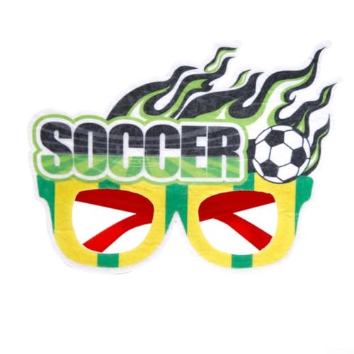 Hasaller Fans Brille jubeln Requisiten, Europäische Cup-Fußballspiel-Brille, Fußball-Fan-Foto-Requisiten, Cheer Decorative(A) von Hasaller