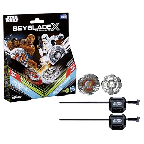 Hasbro Beyblade X und Star Wars Collab, Chewbacca 4-80LF vs. Sturmtruppler 5-70B Hasbro Beyblade X und Star Wars Collab, Chewbacca 4-80LF vs. Sturmtruppler 5-70B von Hasbro