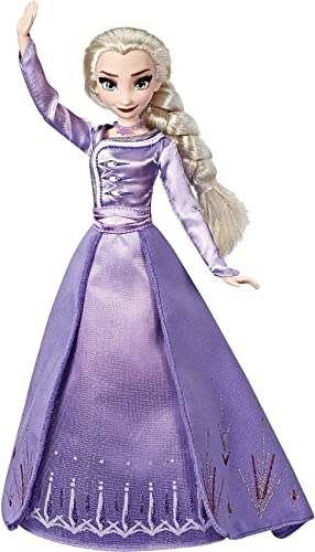 Disney Die Eiskönigin Elsa aus Arendelle Deluxe Modepuppe mit Outfit im Ombré-Look, inspiriert von Disneys Die Eiskönigin 2 – Spielzeug für Kinder ab 3 Jahren[Exklusiv bei Amazon] von Hasbro Disney Die Eiskönigin