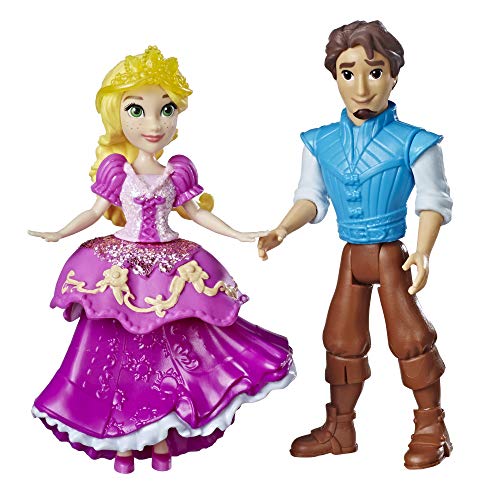 Disney Princess Rapunzel and Eugene Fitzherbert, 2 Dolls, Royal Clips Fashion, One-Clip Skirt von Hasbro Disney Prinzessinnen