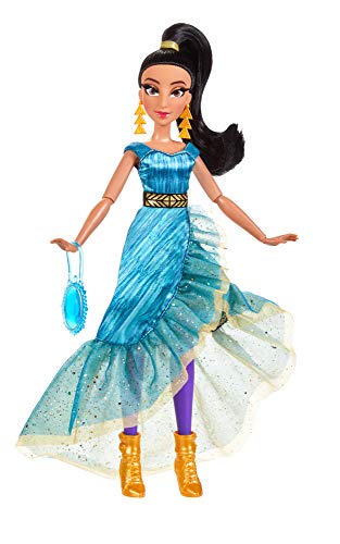 Disney Prinzessin Style Serie, Jasmin Modepuppe, modernes Abendkleid, Ohrringe, Handtasche und Schuhe, Spielzeug für Mädchen ab 6 Jahren von Disney Princess