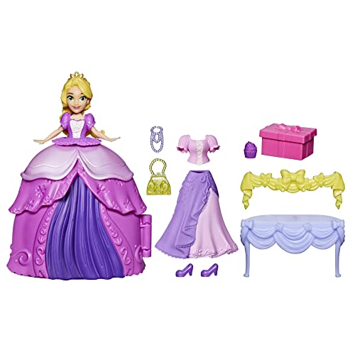 Hasbro Disney Prinzessinnen Prinzessin Styling Überraschung Rapunzel, Puppenspielset mit Kleidern und Accessoires, Spielzeug für Kinder ab 4 F3469 Multi von Disney Princess