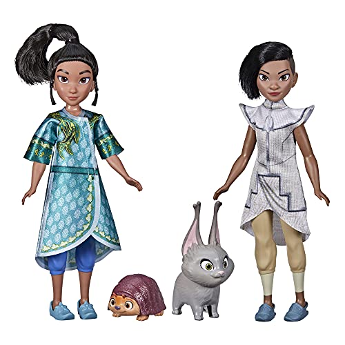 Hasbro Disney Prinzessinnen Raya und der letzte Drache Junge Raya und Namaari Modepuppen 2er-Pack, Modepuppen Outfits, Spielzeug für Kinder ab 3 Jahren, Mehrfarbig, F11935L0 von Disney Princess