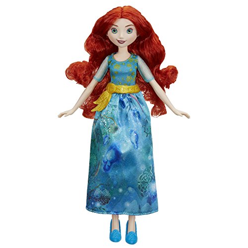 Hasbro Disney Prinzessin E0281ES2 Schimmerglanz Merida, Puppe von Disney Princess