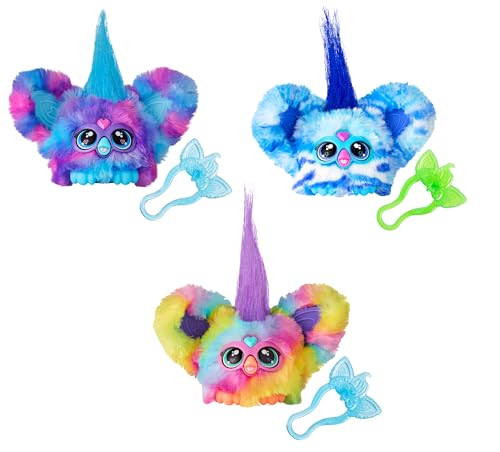 Furby Furblets 3er Pack, Serie 1, Luv Lee, Ooh Koo, Ray Vee, Elektronische Mini-Plüschspielzeuge für Mädchen & Jungen von Furby