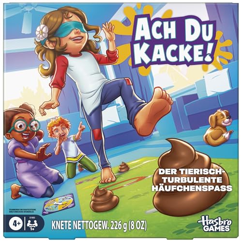 ACH du Kacke! Spiel mit Drehscheibe für tierischen Spaß - Deutsche Fassung von Hasbro Gaming