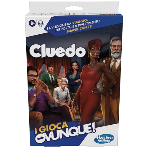 Cluedo I Play überall tragbares Spielzeug für 3-6 Spieler, für Jungen und Mädchen von Hasbro Gaming