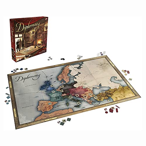 Cenyo Hasbro Gaming Avalon Hill Diplomacy Cooperative Board Game, European Political Themed Strategy Game, Ages 12 and Up, 2-7 Players Cenyo Hasbro Gaming Avalon Hill Diplomacy Cooperative Board Game, European Political Themed Strategy Game, Ages 12 and Up, 2-7 Players von Hasbro Gaming