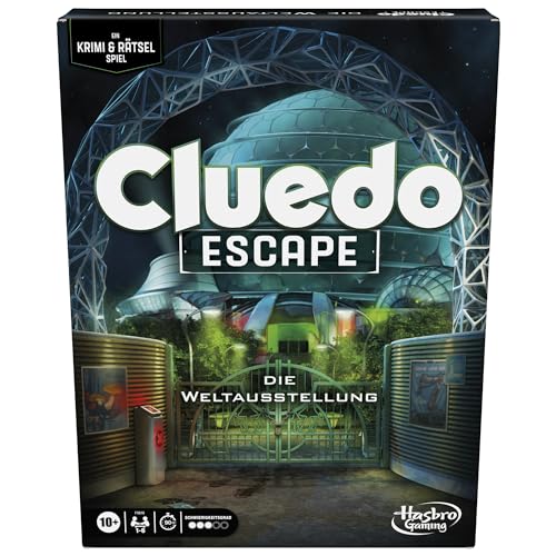 Cluedo Escape: Die Weltausstellung, spannendes Escape Room Spiel für Erwachsene und Jugendliche, Detektiv- und Rätselspiel für spannende Abende mit der Familie von Hasbro Gaming