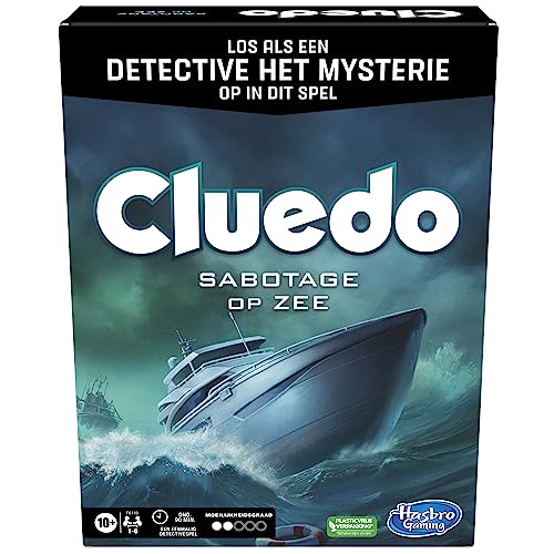 Cluedo Sabotage auf See, EIN Flucht- und Detektivspiel, Escape Room Brettspiel, kooperatives Spiel, 1-6 Spieler von Hasbro Gaming