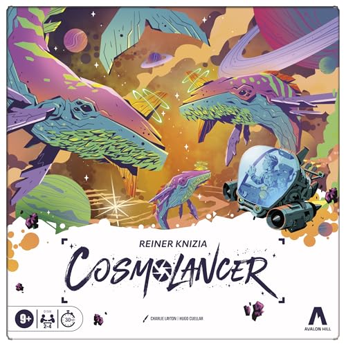 Cosmolancer strategisches Brettspiel von Reiner Knizia von Hasbro Gaming