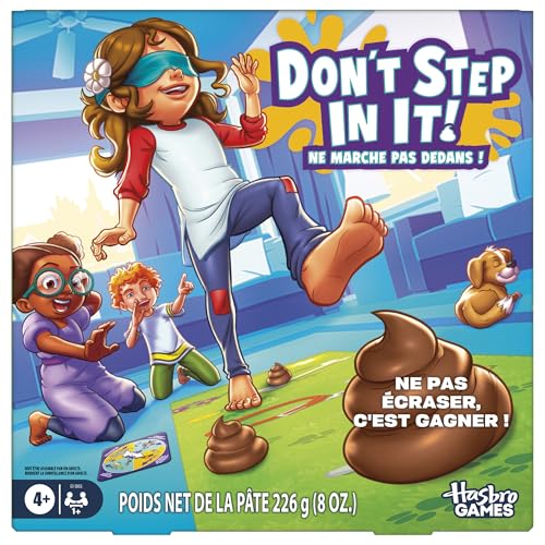 Don't Step in It! Spiel mit Bewegungsrolle für Tiere – französische Version Don't Step in It! Spiel mit Bewegungsrolle für Tiere – französische Version von Hasbro Gaming
