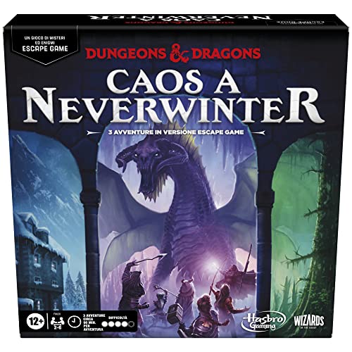 Dungeons & Dragons: Chaos in Neverwinter, ein Mysterium- und Rätselspiel Escape Game, D & D Escape Room Brettspiel für 2 bis 6 Spieler Dungeons & Dragons: Chaos in Neverwinter, ein Mysterium- und Rätselspiel Escape Game, D & D Escape Room Brettspiel für 2 bis 6 Spieler von Hasbro Gaming