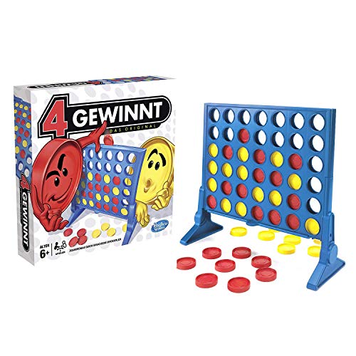 Hasbro - 4 gewinnt Strategiespiel, für 2 Spieler, 4 gewinnt Rasterwand, 4 in Einer Reihe, für Kinder ab 6 Jahren, 2018er Edition von Hasbro Gaming
