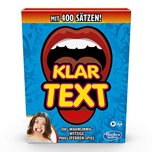 Hasbro 61119434 Klartext Spiel Mundstück Herausforderung Für Freunde, Familien und Kinder ab 8 Jahren Hasbro 61119434 Klartext Spiel Mundstück Herausforderung Für Freunde, Familien und Kinder ab 8 Jahren von Hasbro Gaming
