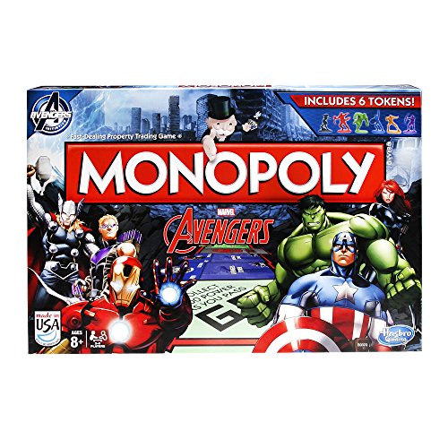 Hasbro B0323 – Monopoly - Marvel Avengers - Brettspiel (Englische Variante) [UK Import] von Hasbro Gaming
