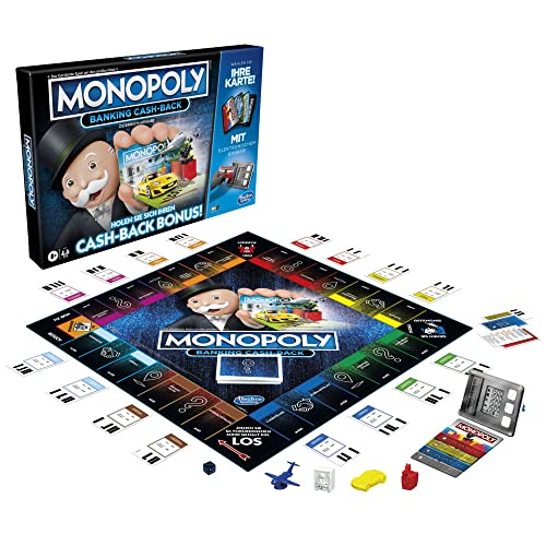 Hasbro Banking Cash-Back Brettspiel für Kinder ab 8 Jahren Multicolor Hasbro Banking Cash-Back Brettspiel für Kinder ab 8 Jahren Multicolor von Monopoly
