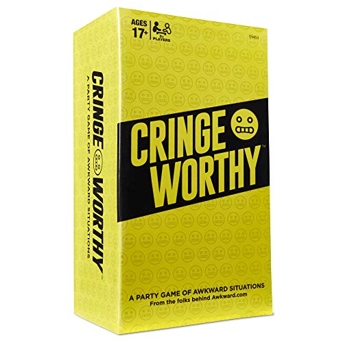 Hasbro Gaming Cringeworthy Spiel, Partyspiel für Erwachsene mit umständlichen Situationen ab 17 Jahren, Inhalt für Erwachsene, Party-Kartenspiel Hasbro Gaming Cringeworthy Spiel, Partyspiel für Erwachsene mit umständlichen Situationen ab 17 Jahren, Inhalt für Erwachsene, Party-Kartenspiel von Hasbro Gaming