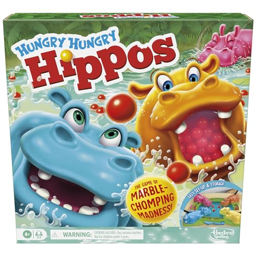 Hasbro Gaming Hippo Flipp Brettspiel für Kindergartenkinder, ab 4 Jahren, für 2 bis 4 Spieler Hasbro Gaming Hippo Flipp Brettspiel für Kindergartenkinder, ab 4 Jahren, für 2 bis 4 Spieler von Hasbro Gaming