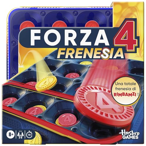 Hasbro Gaming Spiel Stärke 4 Raserei von Hasbro Gaming