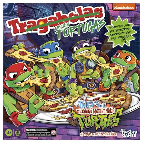 Hasbro Gaming Tragabolas Comilon: Teenage Mutant Ninja Turtles, Brettspiel - spanische Version von Hasbro Gaming