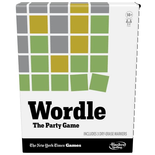 Hasbro Gaming Wordle Das Partyspiel für 2–4 Spieler, ab 14 Jahren, inspiriert vom Wordle-Spiel, Mehrfarbig von Hasbro Gaming