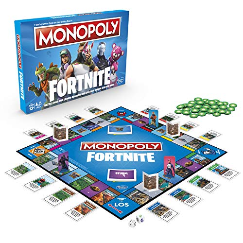 Hasbro Monopoly E6603100 Monopoly Fortnite Edition, Familienspiel, Multicolor von Hasbro Gaming
