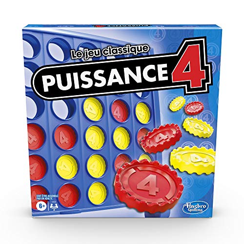 Hasbro Power 4 - Strategie-Brettspiel für Kinder, französische Version, ab 6 Jahren von Hasbro Gaming