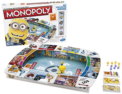 Hasbro Spiele A2574398 - Ich - Einfach unverbesserlich Monopoly, Familienspiel von Hasbro Gaming