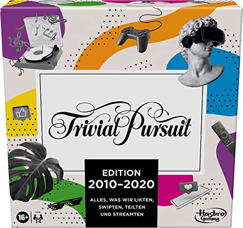 Hasbro Trivial Pursuit 2010 Edition beinhaltet Jahre 2010-2020, Brettspiel für Erwachsene und Jugendliche, für 2-6 Spieler ab 16 Jahren Hasbro Trivial Pursuit 2010 Edition beinhaltet Jahre 2010-2020, Brettspiel für Erwachsene und Jugendliche, für 2-6 Spieler ab 16 Jahren von Hasbro Gaming