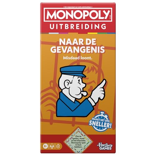 Monopoly, Erweiterung Gehen Sie ins Gefängnis (klassisches Monopoly-Spiel erforderlich, um zu Spielen) – Niederländische Version von Hasbro Gaming