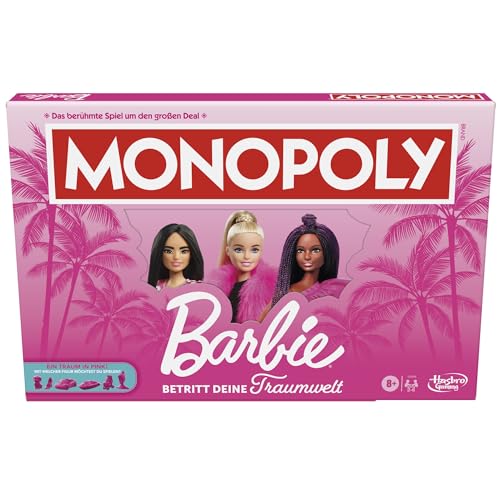 Monopoly Barbie Edition Brettspiel von Hasbro Gaming